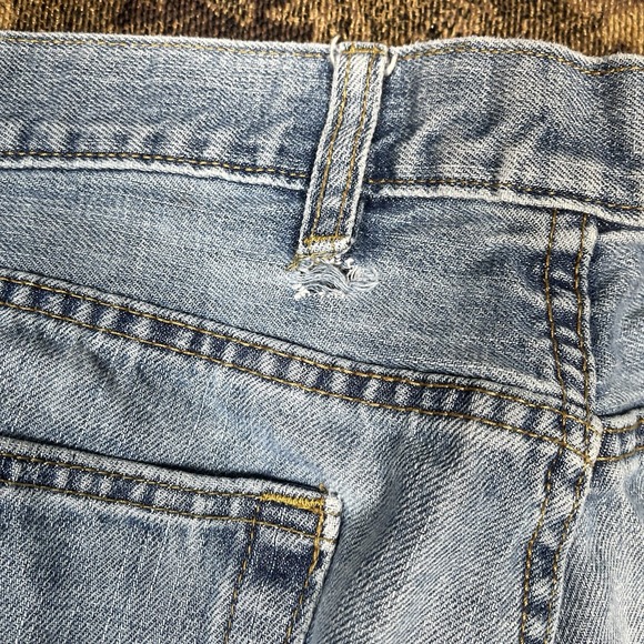 Vtg Y2K Gap East Authentic Straight Leg Jeans Mens Size 40x30 Distressed - Picture 10 of 10